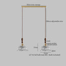 DecorBites™ Glass LED Pendant Lamp Petal Lampshade for Bedroom Living Dining Room