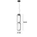 DecorBites™ Heavy Glass Modern Chandelier Pendant Lamps for Living Room, Dining Room, and Store