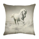 DecorBites™ Galloping Horse Pillowcase: Wild Horse Print Linen Cushion Cover for Home Decoration