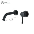 DecorBites™ Gold Basin Faucet: Single Handle, Hot & Cold Water, Matte Black Finish