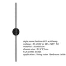 DecorBites™ Linear Tube LED Wall Lamp for Modern Interior Decor