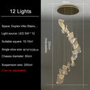 DecorBites™ LED Light Guide Ceiling Chandelier Modern Novelty for Living Room Decor Lighting
