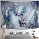 DecorBites™ Elk Tapestry Wall Hanging Mystical Starry Sky Home Decor