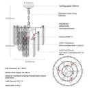DecorBites™ Crystal Bedroom Pendant Lamp: Designer Luxury Glass Lighting for Living Room
