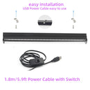 DecorBites™ LED Black Light 6W: 395nm T5 UV Blacklight Bar for Glow Halloween Decor