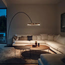DecorBites™ Circular Luminescence LED Floor Lamp for Elegant Living Spaces