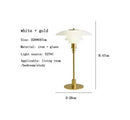 DecorBites™ Glass Desk Lamp: Modern Danish Design for Living Room, Study, or Hotel Bedside