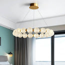 DecorBites™ Acrylic LED Chandelier: Modern Living Room Pendant Lamp
