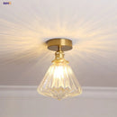 DecorBites™ Diamond Glass LED Ceiling Lights - Modern Nordic Luxury Canopy Fixture