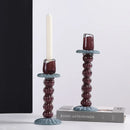 DecorBites™ Geometric Glass Candlestick Holder Wedding Home Decoration Accessory