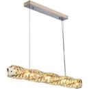 DecorBites™ Crystal LED Pendant Ceiling Chandelier for Kitchen Island, Dining Room & Living Room