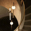 DecorBites™ Geometric Line Frame Chandelier Pendant Lights for Stairs and Table Decor
