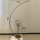 DecorBites™ C-shaped Arc Floor Lamp LED Dimmable Remote Control for Living Room Bedroom