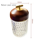 DecorBites™ Diamond Crystal Table Lamp: Magnetic Charging, Touch Control, LED Night Light