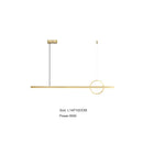 DecorBites™ Geometric Copper Chandelier: Minimalist Bar & Restaurant Atmosphere