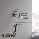 DecorBites™ Clear Glass LED Wall Sconce Modern Rotate Stair Light