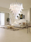 DecorBites™ French Style Glass Chandelier for Living Room Decoration