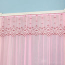 DecorBites™ Lace Embroider Summer Insect Net Door Curtain for Living Room and Bedroom