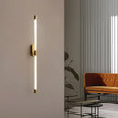 DecorBites™ Acrylic Line LED Wall Lights Dimming Gold Black Metal for Living Room Bedroom