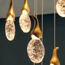 DecorBites™ Gourd Shaped Crystal Chandelier for Living Room & Restaurant