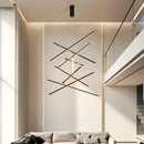 DecorBites™ LED Black Ceiling Chandelier for Kitchen Stair Hall Living Dining Room Fixture