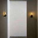 DecorBites™ Clear Glass Black Metal Wall Light for Stairs, Aisle, Parlor, Bedroom - 3000K