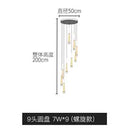 DecorBites™ Elegant LED Ring Chandelier for Living Room Bedroom Kitchen Staircase Lighting