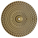 DecorBites™ Geometric Golden Metal Wall Hanging Round Ornaments - Room Decoration Accessories