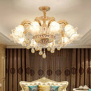 DecorBites™ Crystal Ceiling Chandelier for Modern Luxury Living Room & Hotel Lobby