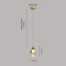 DecorBites™ Crystal LED Chandelier: Modern Staircase & Living Room Pendant Light Fixture