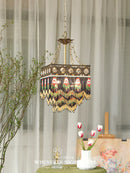 DecorBites™ French Brass Crystal Ceiling Chandelier | Classic European Hanging Lamps