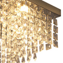 DecorBites™ Crystal LED Chandelier Ceiling Lamp for Luxe Home Decor