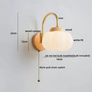 DecorBites™ Cotton LED Wall Lamps with Pull Chain Switch for Restaurant Living Room Bedroom