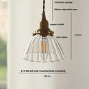 DecorBites™ Amber Glass Ball LED Pendant Light, Modern Nordic Hanging Lamp for Home Decor