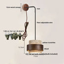 DecorBites™ LED Wall Lights Modern Pull Chain Switch Bedside Lamp Wandlamp