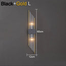 DecorBites™ Crystal Wall Lamp: Elegant LED Indoor Lighting for Living Room, Bedroom, Hotel, and TV Background