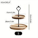 DecorBites™ Double-Layer/Three-Layer Dried Fruit Tray - Elegant Serving Dish for Desserts and Snacks
