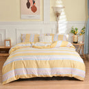 DecorBites™ Geometric Stripes Bedding Set: Duvet Cover, Bed Sheets, Pillowcases