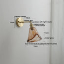 DecorBites™ Glass Copper LED Wall Lamp with Knob Switch for Modern Home Decor