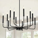 DecorBites™ Industrial Retro Chandelier Lighting for Kitchen Dining Room with 8 Heads