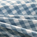DecorBites™ Japanese Grid Printed Cotton Bedding Set in Queen/King for Cozy Sleep