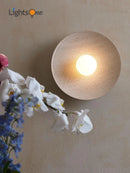 DecorBites™ Japanese Wall Lamp Retro Bedroom Bedside Light Wabi Sabi Art Decor
