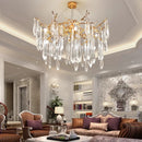 DecorBites™ Gold LED Branch Chandelier for Living Room, Bedroom, Hotel - Modern Luxury Aluminum Pendant Light