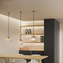 DecorBites™ Japanese Glass Pendant Light: Modern Nordic LED Hanging Lamp for Bedroom Home Décor