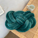 DecorBites™ Handmade Knot Throw Pillow Back Cushions Blue Sofa Car Home Office Decor