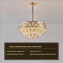 DecorBites™ Crystal Chandelier: Modern Net Red Living Room & Bedroom Luxury Lighting