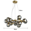 DecorBites™ Glass Ball LED Pendant Lights for Home Decor and Luminaires