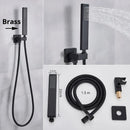 DecorBites™ Handshower Head with Stainless Steel Hose - Wall Mounted Faucet Set