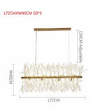 DecorBites™ Dandelion Chandelier LED Pendant Lamp for Dining Room, Bedroom, Shops
