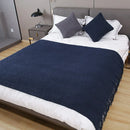DecorBites™ Cozy Knitted Sofa Blanket with Tassels - Versatile Home Decor and Wrap